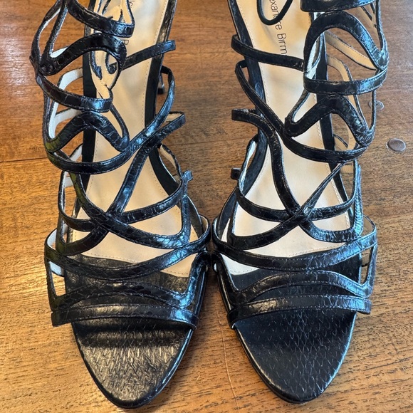Alexandre Birman Melody snakeskin 
Stiletto Ankle Straps 40 us 10 - Picture 1 of 7